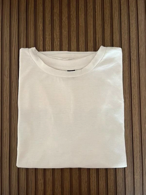 Oversized wit T-shirt 'Enjoy The Little Things' – photo 2
